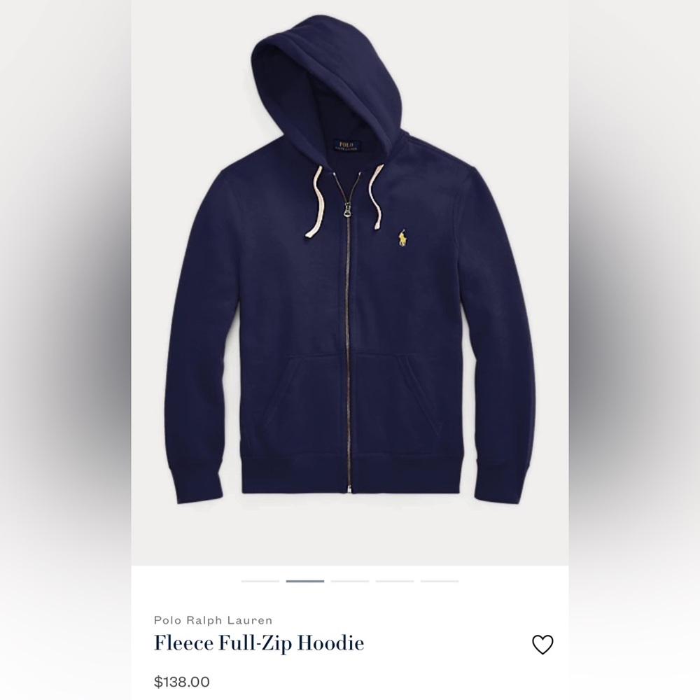 Polo Ralph Lauren Full zip hoodie